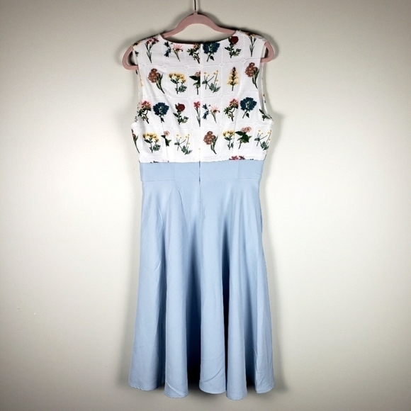 Retro Stage Retro Embroidered Midi Dress Size XL - Picture 2 of 11